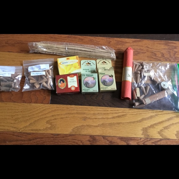 Incense assortment plus holder some New some open